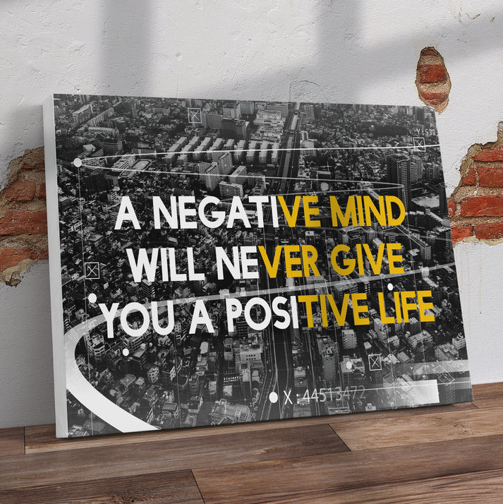 Positive Life Pre-Printed Canvas