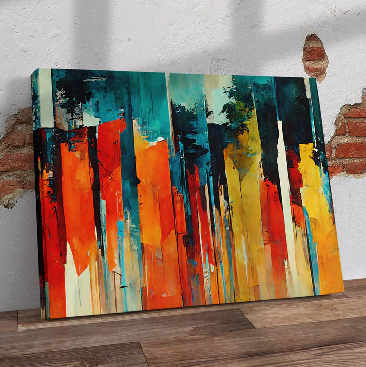 Water Colour Painting Pre-Printed Canvas